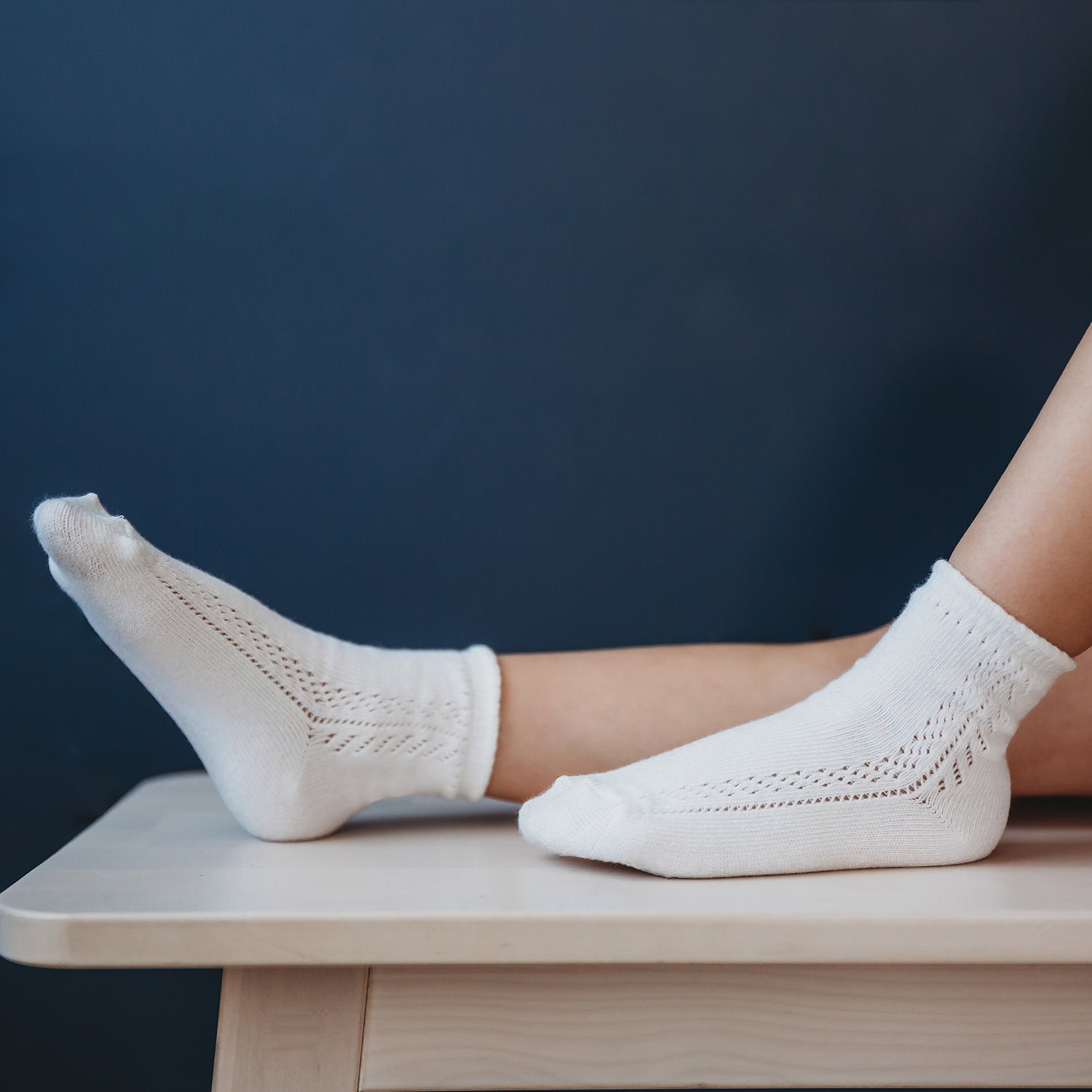 JRP Crochet Midcalf Winter White