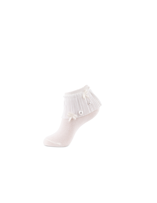 CJRP - Pleated Lace With Pearl Anklet