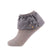 jrp socks gray dreamy lace anklet ruffle sock
