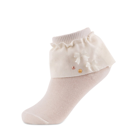 jrp socks ivory dreamy lace anklet ruffle sock