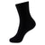 IVORY FINE RIB MIDCALF SOCK