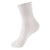 IVORY FINE RIB MIDCALF SOCK