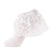 jrp socks white floral lace anklet ruffle sock