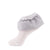 jrp socks white silver glitz ruffle lace anklet sock 