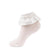 jrp socks ivory metallic lace anklet ruffle sock