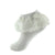 CREAM NET FLOWER LACE ANKLET
