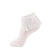 jrp socks ivory pleated lace with pearl anklet sock
