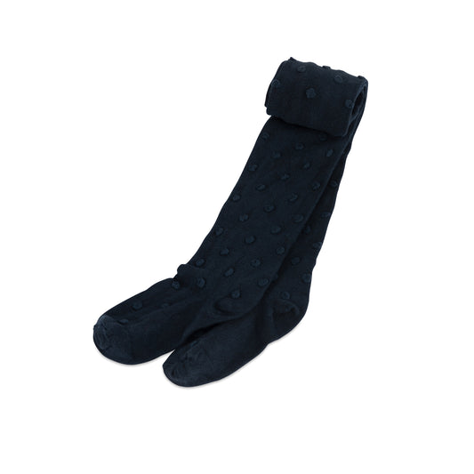 JRP Fluffy Dot Tights Navy