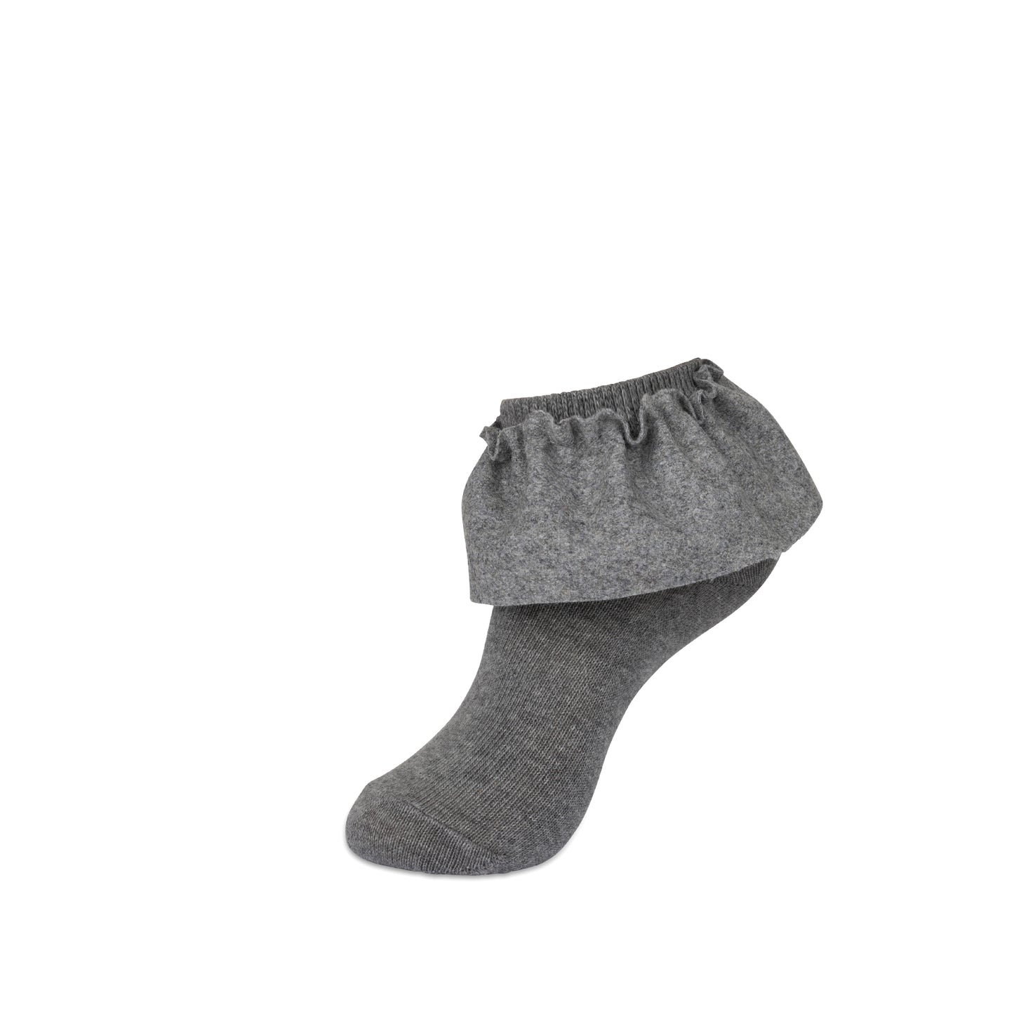 JRP Wool Lace Anklet Medium Gray